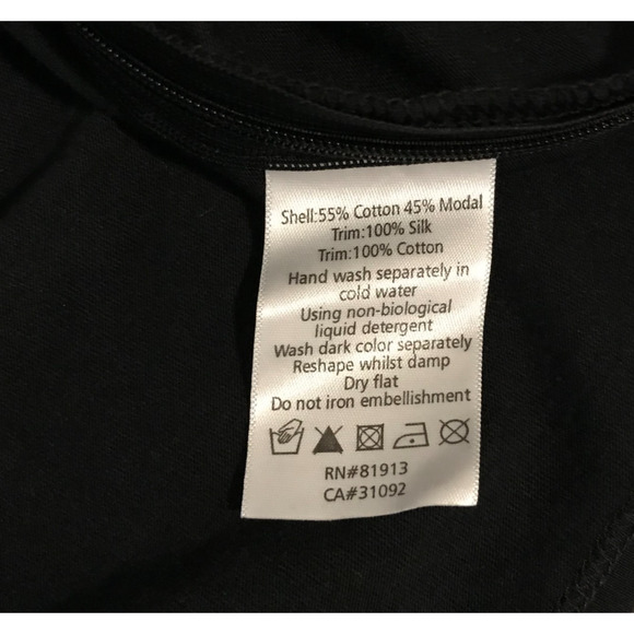 Plenty by Tracy Reese Black with Floral Print Peplum Top - Size Small - Picture 9 of 10